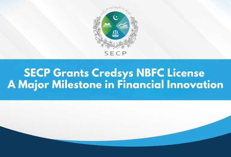 SECP Approves Incorporation of Credsys (Private) Limited as an NBFC